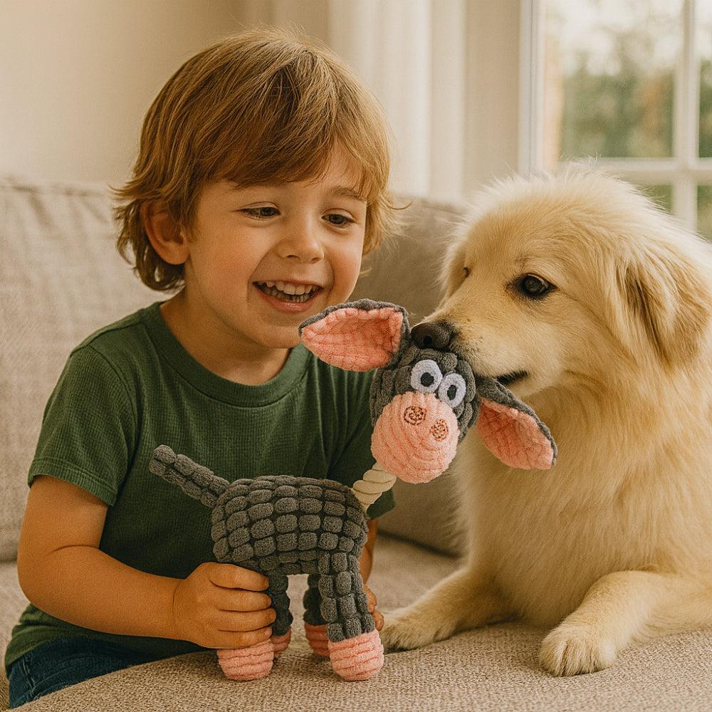 Juguete para Perro Cuerda Animal Mordedor con Chiflo