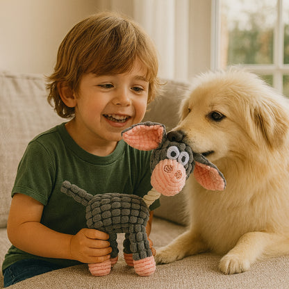 Juguete para Perro Cuerda Animal Mordedor con Chiflo