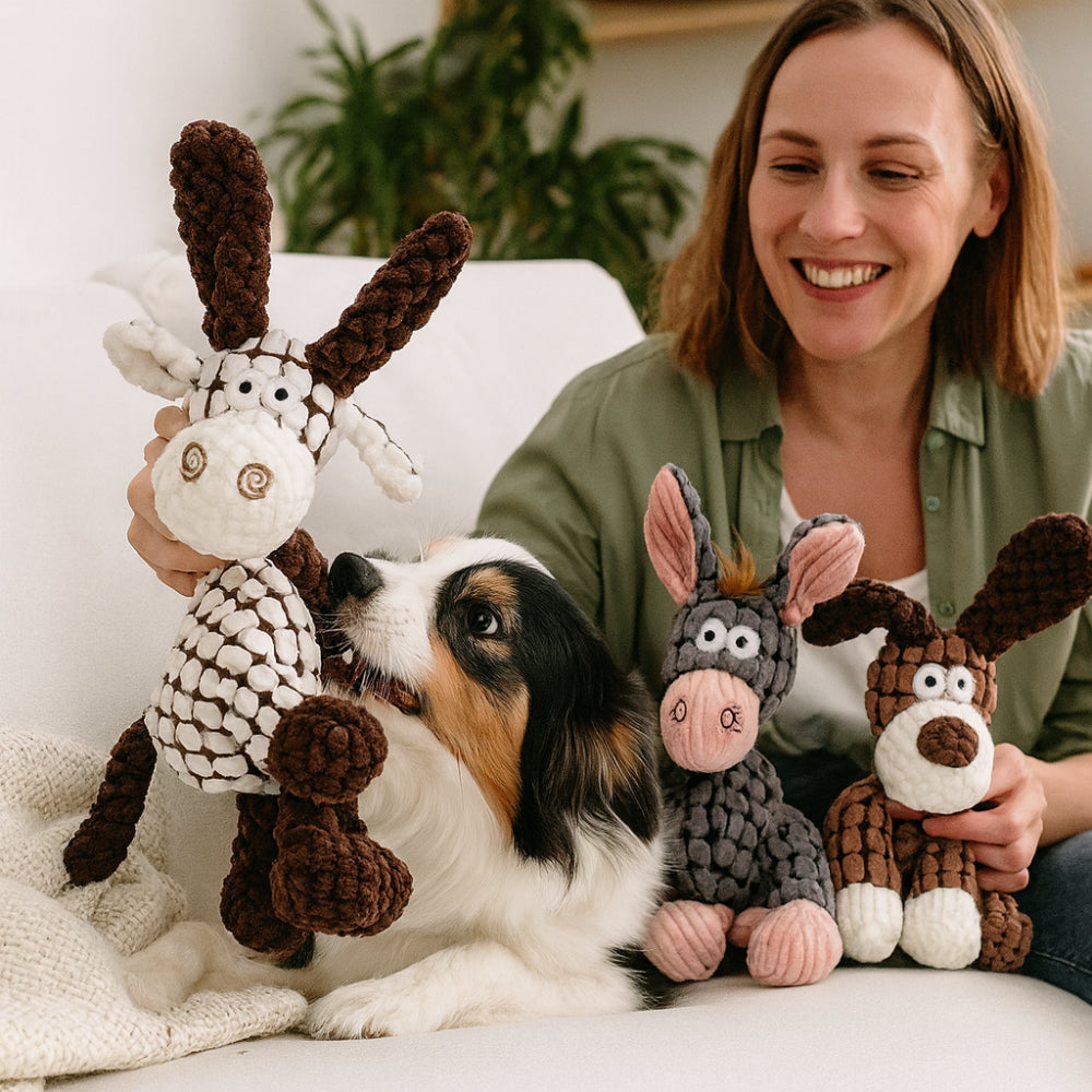Juguete para Perro Cuerda Animal Mordedor con Chiflo