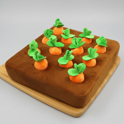 Tapete Snuffle para Cão Brinquedo Puzzle Cenoura Esconder Guloseimas Treino