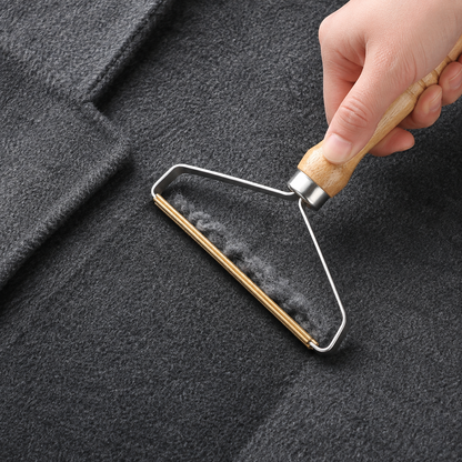 Durable Lint Remover Metal Bristles Handheld Fabric Brush