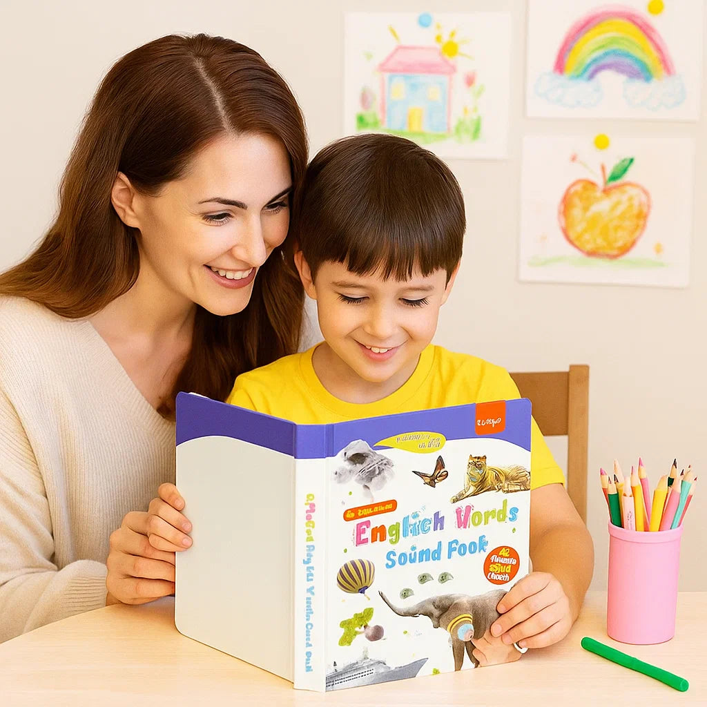 Lehrbuch Interaktives Englischlernheft für Kinder