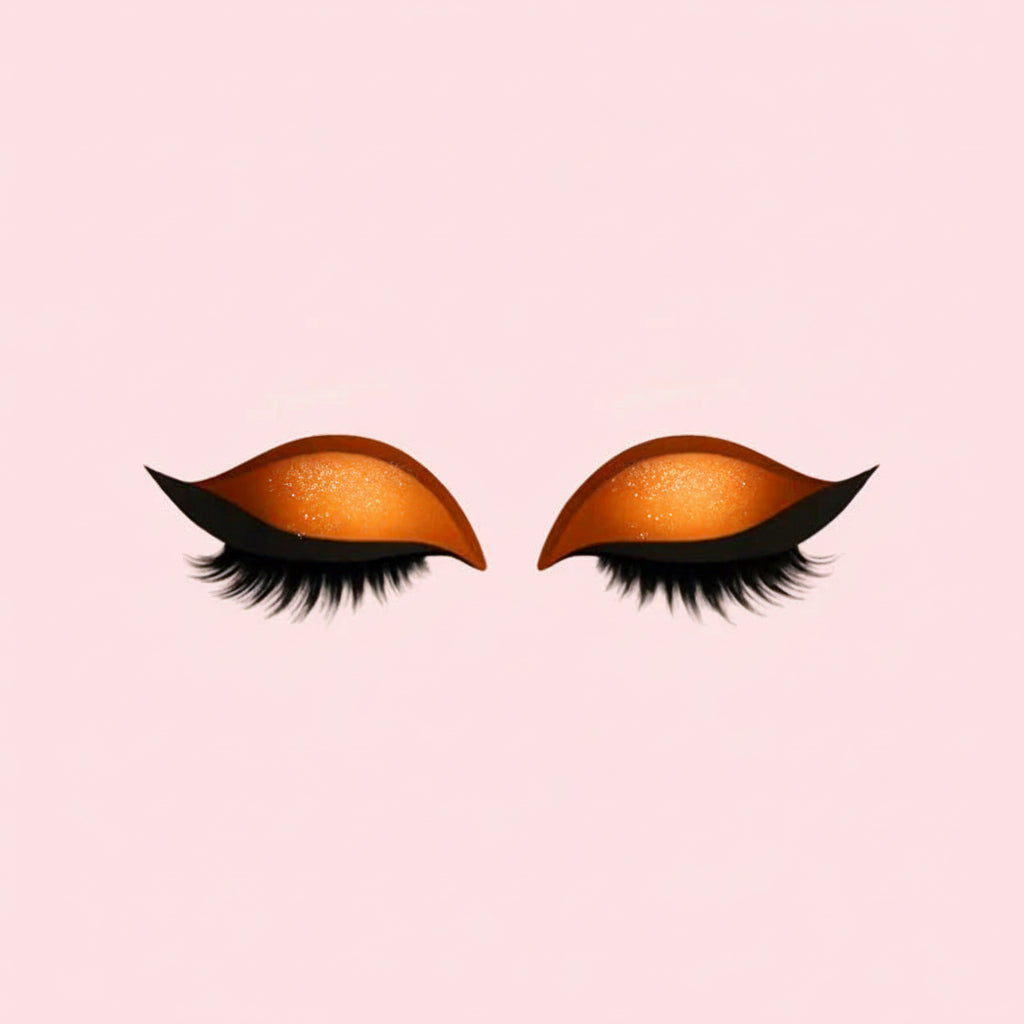 Pestanas Postiças 3 em 1 Reutilizáveis Autocolantes de Sombra de Olhos e Eyeliner