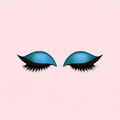Pestanas Postiças 3 em 1 Reutilizáveis Autocolantes de Sombra de Olhos e Eyeliner