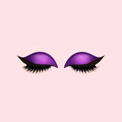 Pestanas Postiças 3 em 1 Reutilizáveis Autocolantes de Sombra de Olhos e Eyeliner