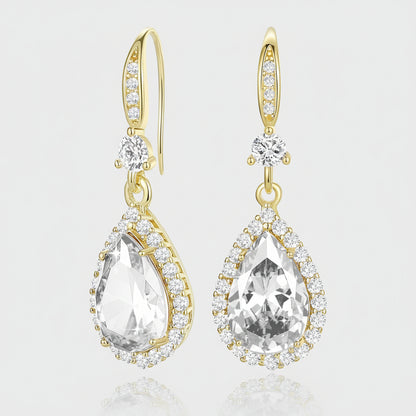 Earrings Mothers Day Gift Birthstone Teardrop Dangle Jewelry