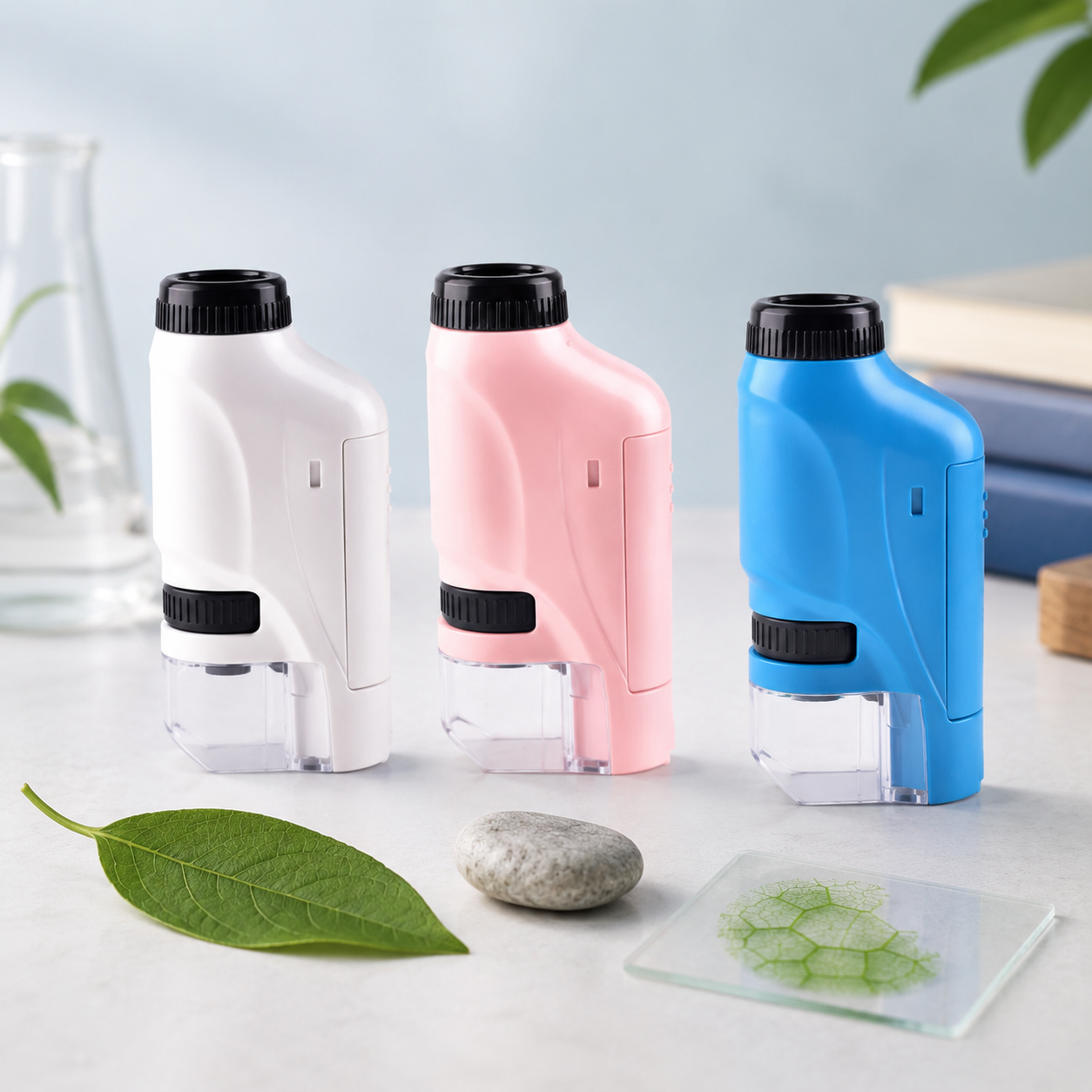 Microscopio educativo portatile tascabile per bambini