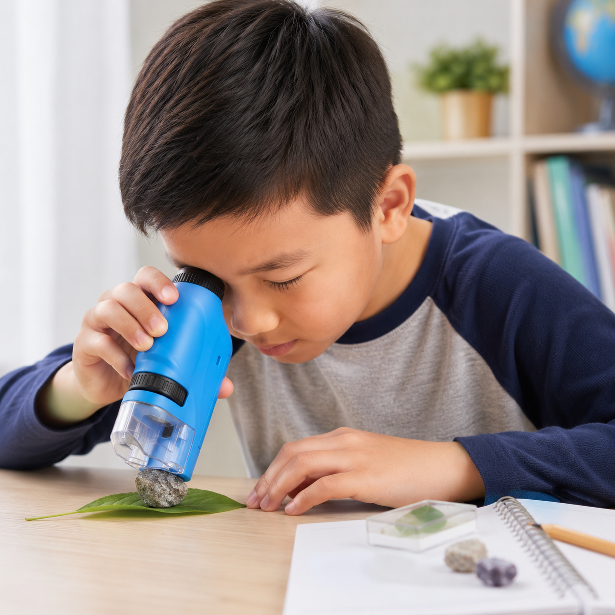 Microscopio educativo portatile tascabile per bambini