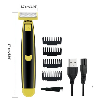 Aparador Elétrico para Corpo e Pelos USB Recarregável