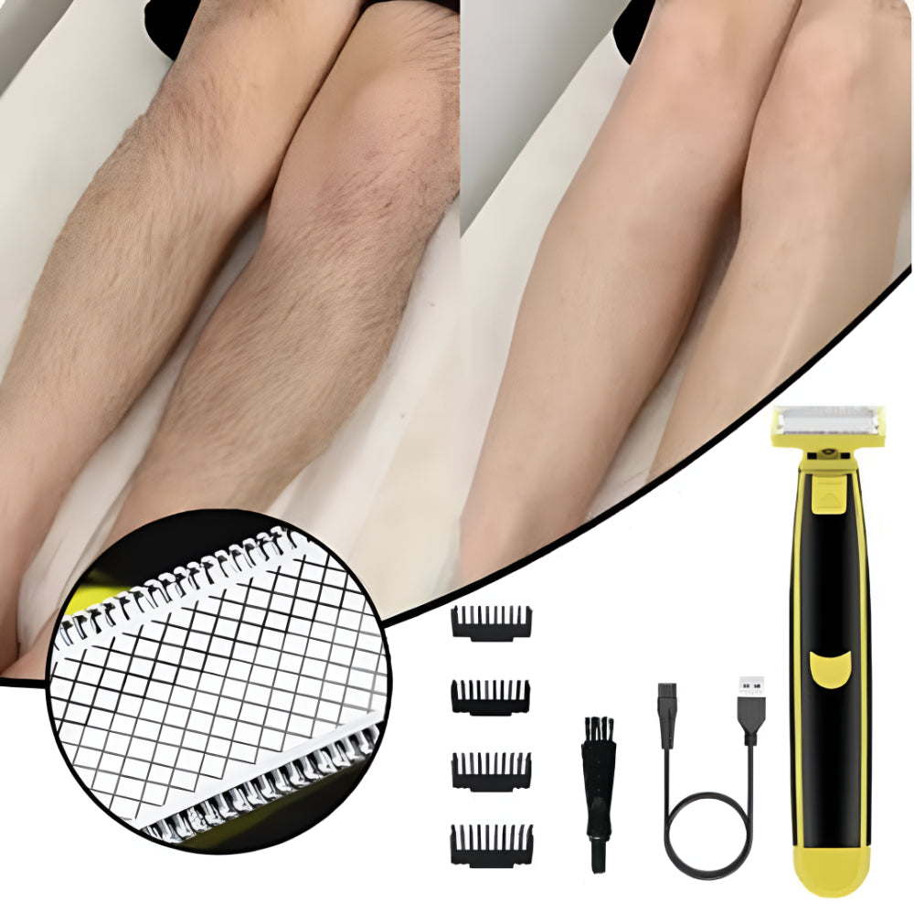 Aparador Elétrico para Corpo e Pelos USB Recarregável