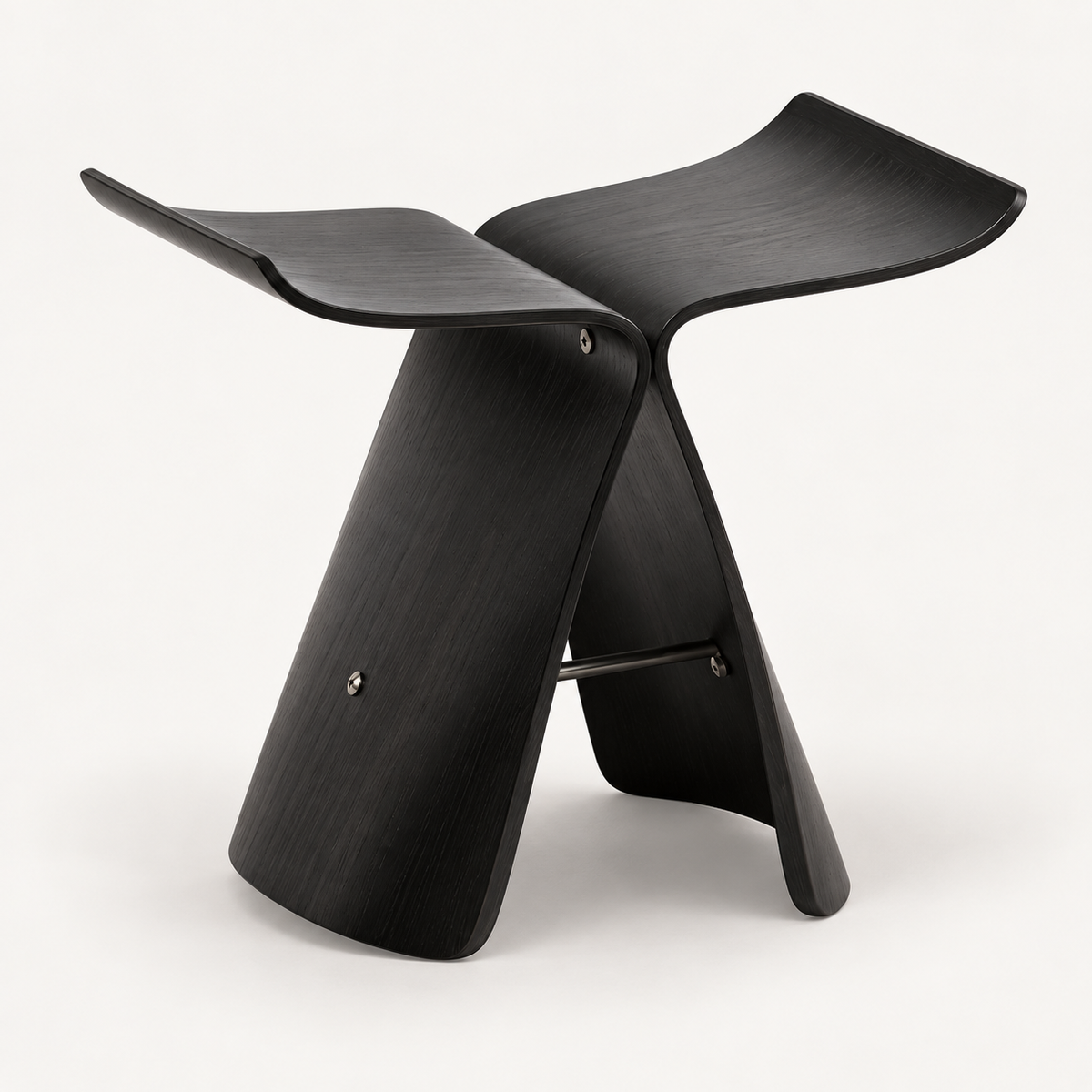 Eleganter Holzschemel, vielseitiger Hocker, modernes Design