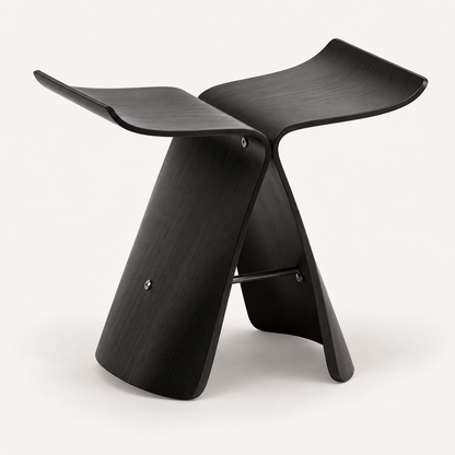 Eleganter Holzschemel, vielseitiger Hocker, modernes Design