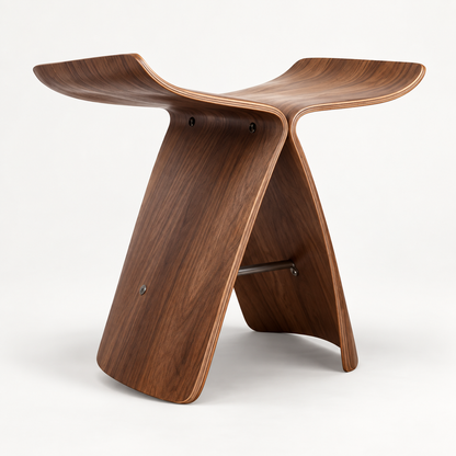 Eleganter Holzschemel, vielseitiger Hocker, modernes Design