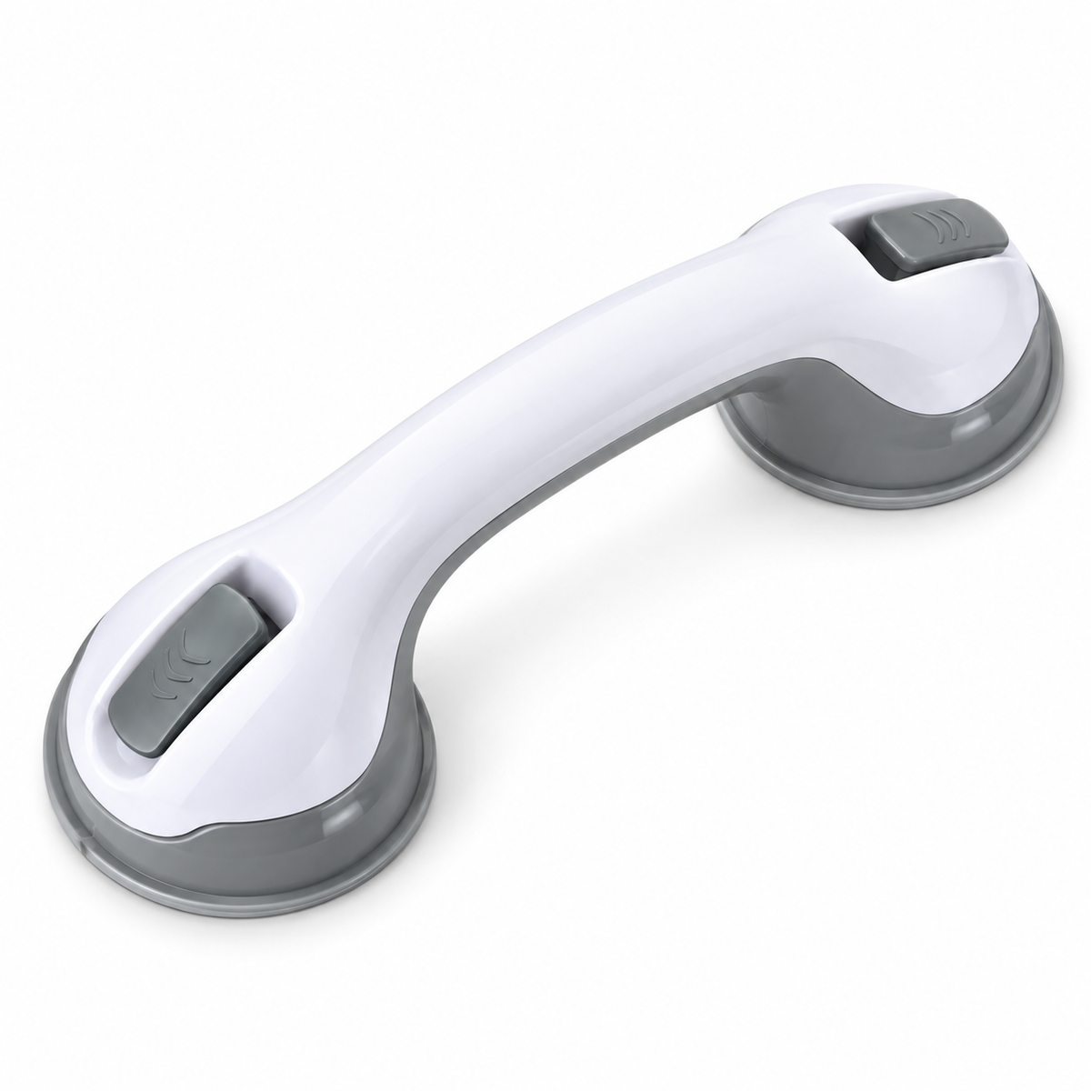 Barra de apoyo ergonómica con ventosas, ajustable, para la seguridad en el baño