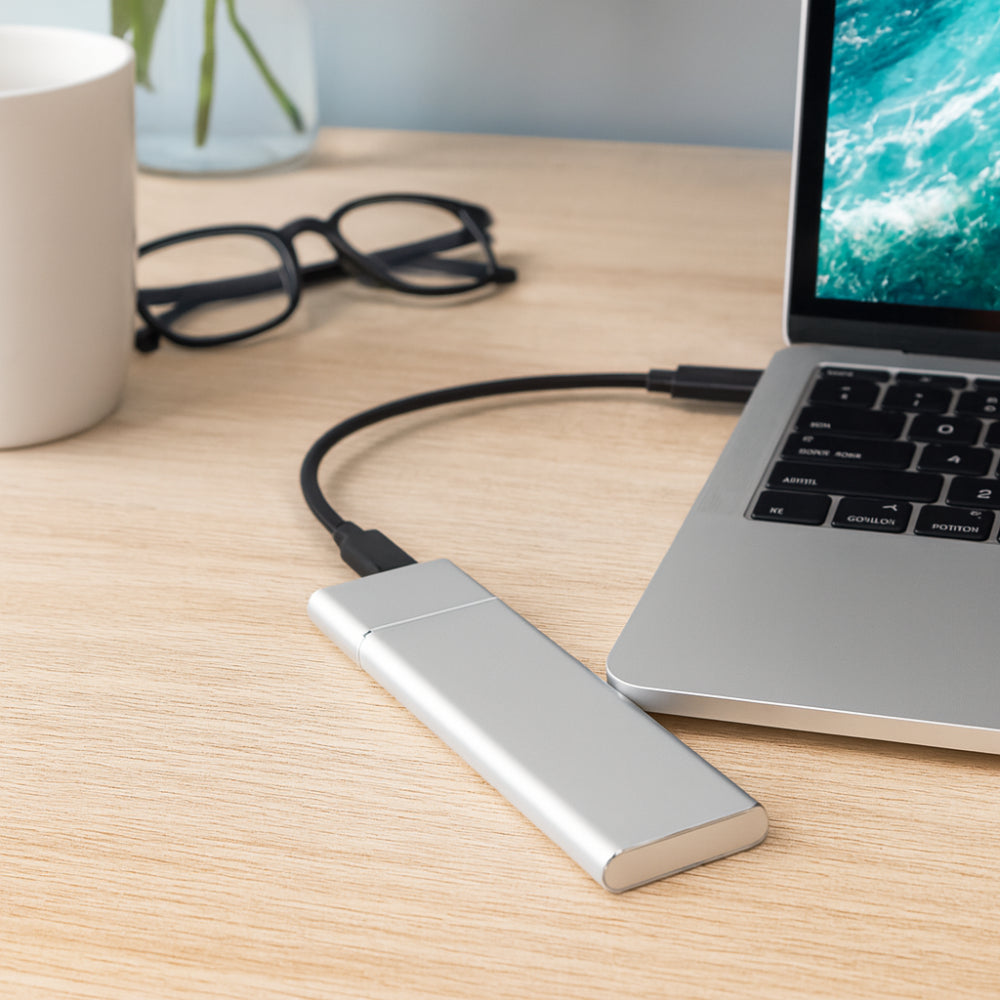 Disco Duro Externo Portátil USB Diseño Delgado de Aluminio para Almacenamiento