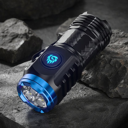 Mini torcia a LED compatta ricaricabile impermeabile portatile