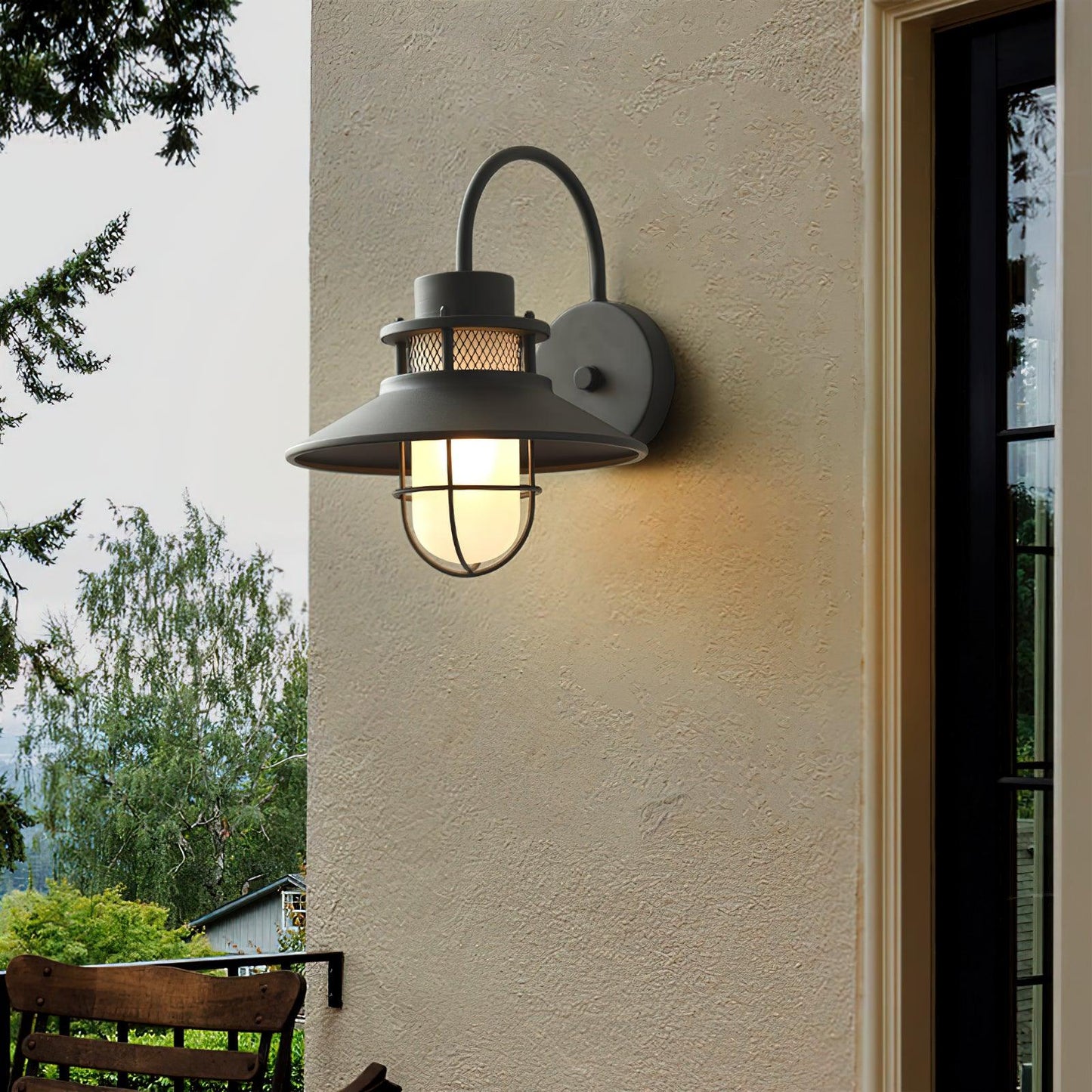 Lampada da Parete Esterna Felix | Lampada Industriale Impermeabile