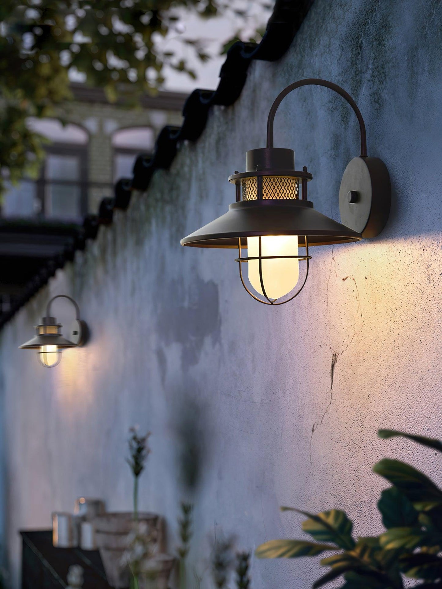 Lampada da Parete Esterna Felix | Lampada Industriale Impermeabile