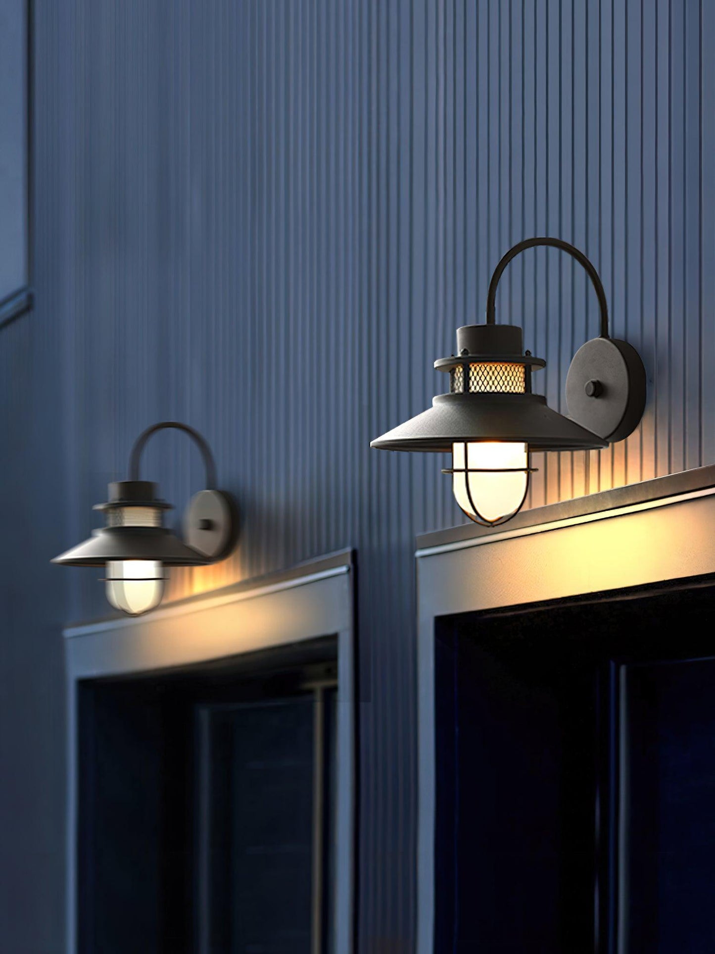 Lampada da Parete Esterna Felix | Lampada Industriale Impermeabile