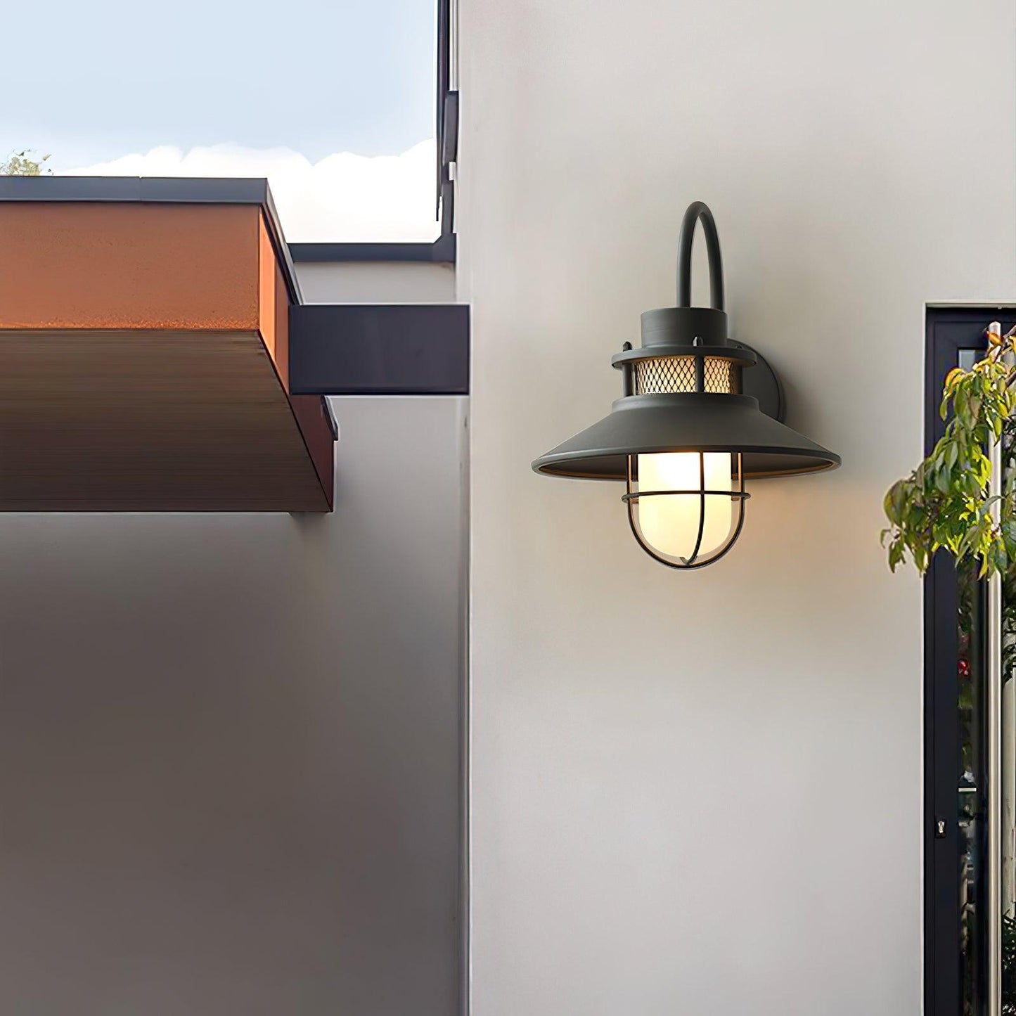 Lampada da Parete Esterna Felix | Lampada Industriale Impermeabile
