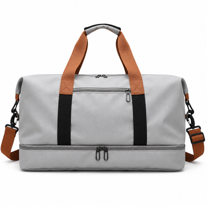 Bolsa de viaje deportiva de fin de semana, bolsa de lona grande y espaciosa para el gimnasio