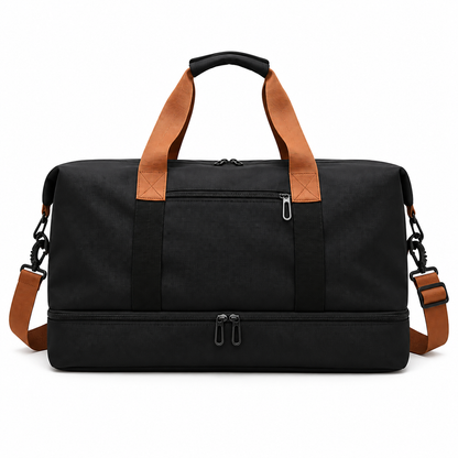 Bolsa de viaje deportiva de fin de semana, bolsa de lona grande y espaciosa para el gimnasio