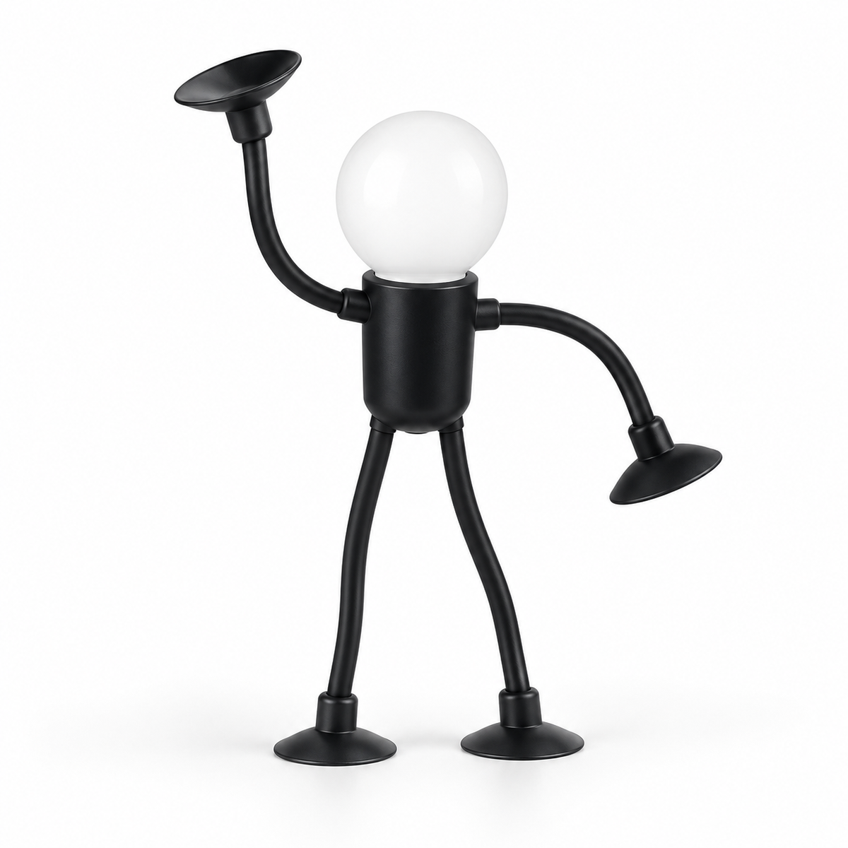 Lampada da tavolo flessibile LED creativa, regolabile e pieghevole