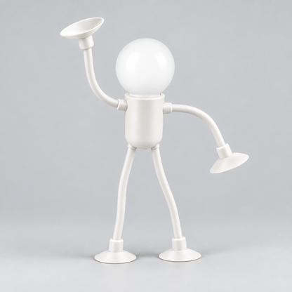 Lampada da tavolo flessibile LED creativa, regolabile e pieghevole