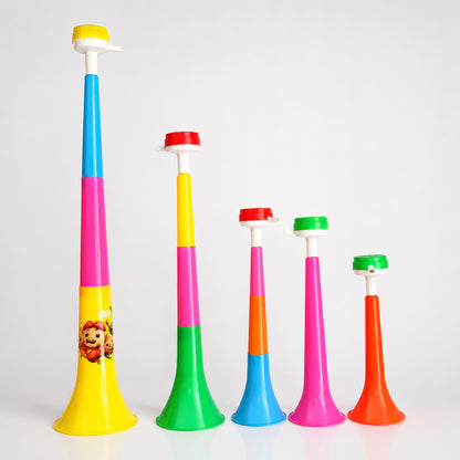 Set di Corni Vuvuzela Pieghevoli per Stadio, Rumorosi per Tifo e Feste