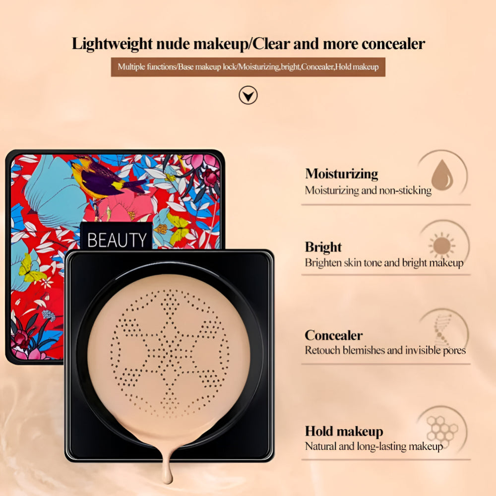 Foundation makeupcreme svampeapplikator kompakt