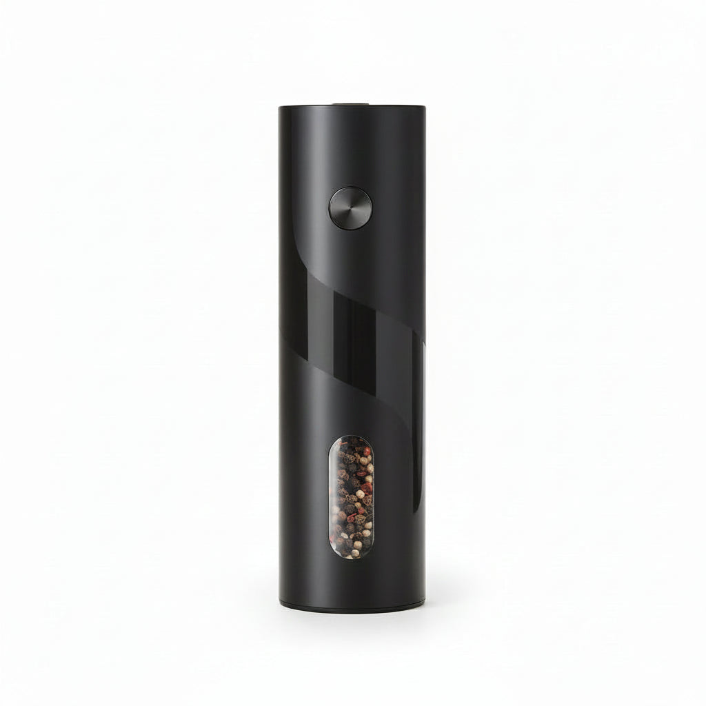 Conjunto de Moinhos Elétricos de Sal e Pimenta USB Recarregável Base de Carregamento ProMax