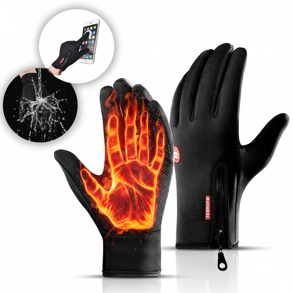 Vinterhandsker Touchscreen Termiske Vindafvisende Fuld Finger