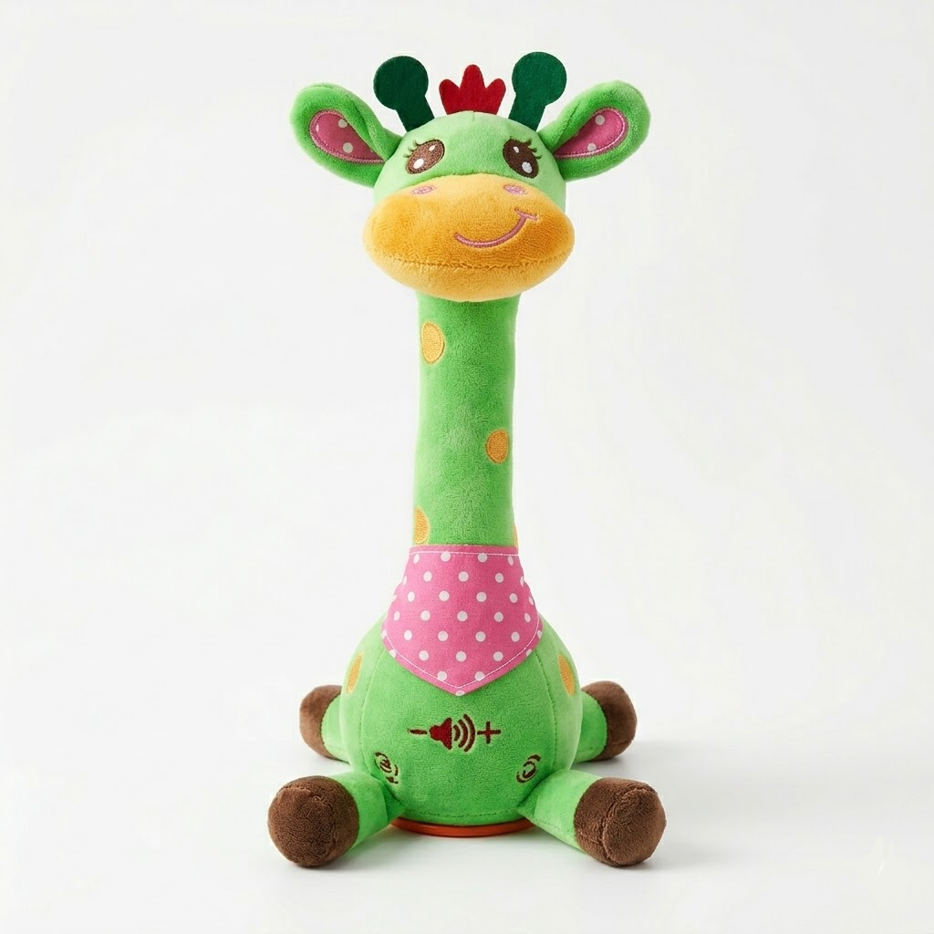 Plüschspielzeug Interaktive Singende Giraffe Kinder Musikalischer Begleiter