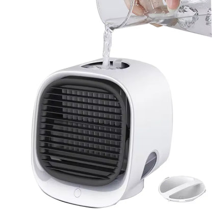 Ventilatore Raffreddatore d'Aria Umidificatore da Scrivania Mini USB Dispositivo per Stanza