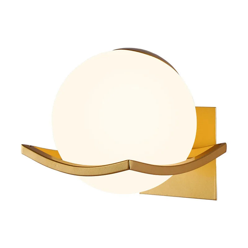 Makar Wandleuchte | Moderne europäische Glas-Kugelwandleuchte