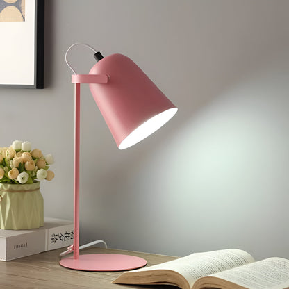 Bordlampe Drejelig Metal Justerbar Skrivebordslampe