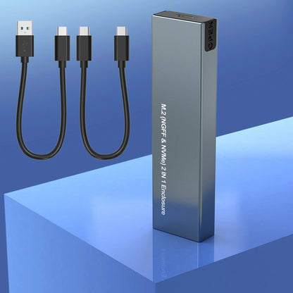 כונן קשיח חיצוני נייד SSD מארז USB C NVMe SATA