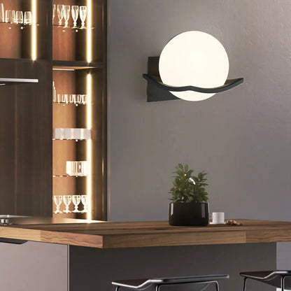 Makar Wandleuchte | Moderne europäische Glas-Kugelwandleuchte