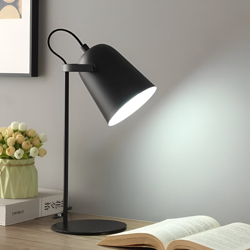Bordlampe Drejelig Metal Justerbar Skrivebordslampe