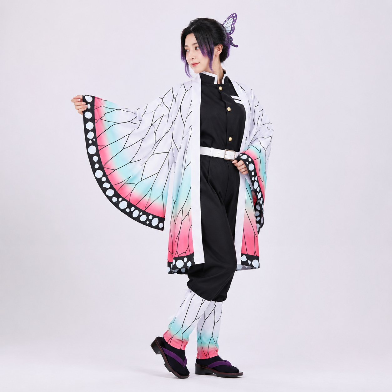 Disfraz de Halloween Anime Kimono con Espada para Cosplay