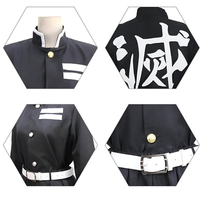 Halloween-Kostüm Anime-Krieger Kimono Cosplay-Outfit