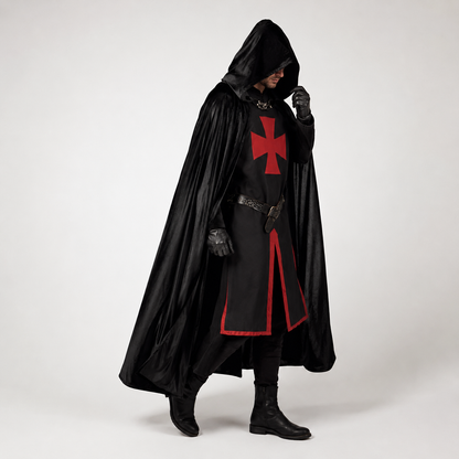 Costume di Halloween Mantello da Cavaliere Medievale Outfit Cosplay