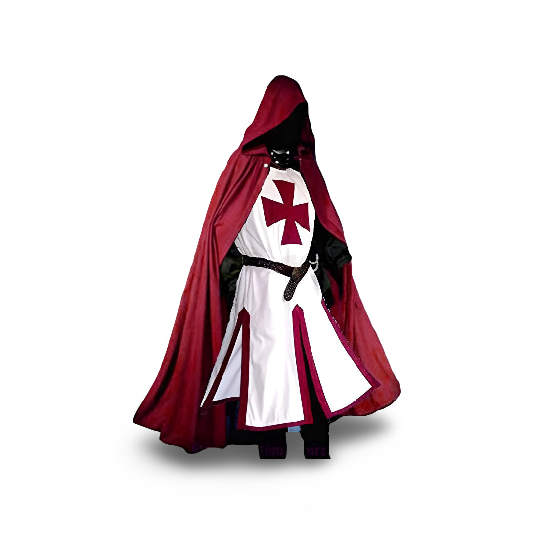 Costume di Halloween Mantello da Cavaliere Medievale Outfit Cosplay