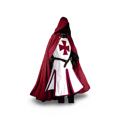 Costume di Halloween Mantello da Cavaliere Medievale Outfit Cosplay