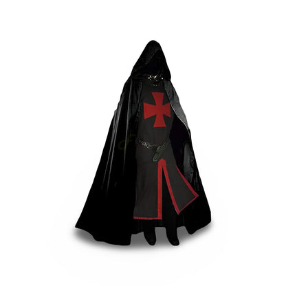 Costume di Halloween Mantello da Cavaliere Medievale Outfit Cosplay