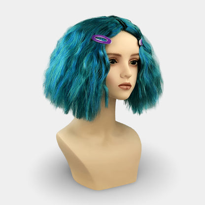 Halloween Costume Polka Dot Dress Wig Cosplay Outfit