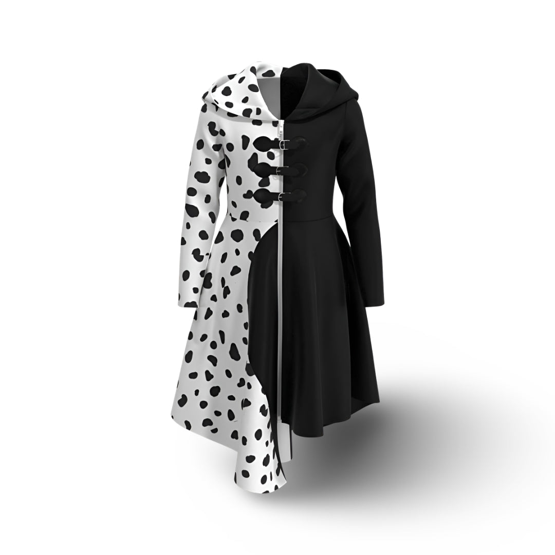 Halloween-Kostüm Spotted Kleid Cape Cosplay Outfit