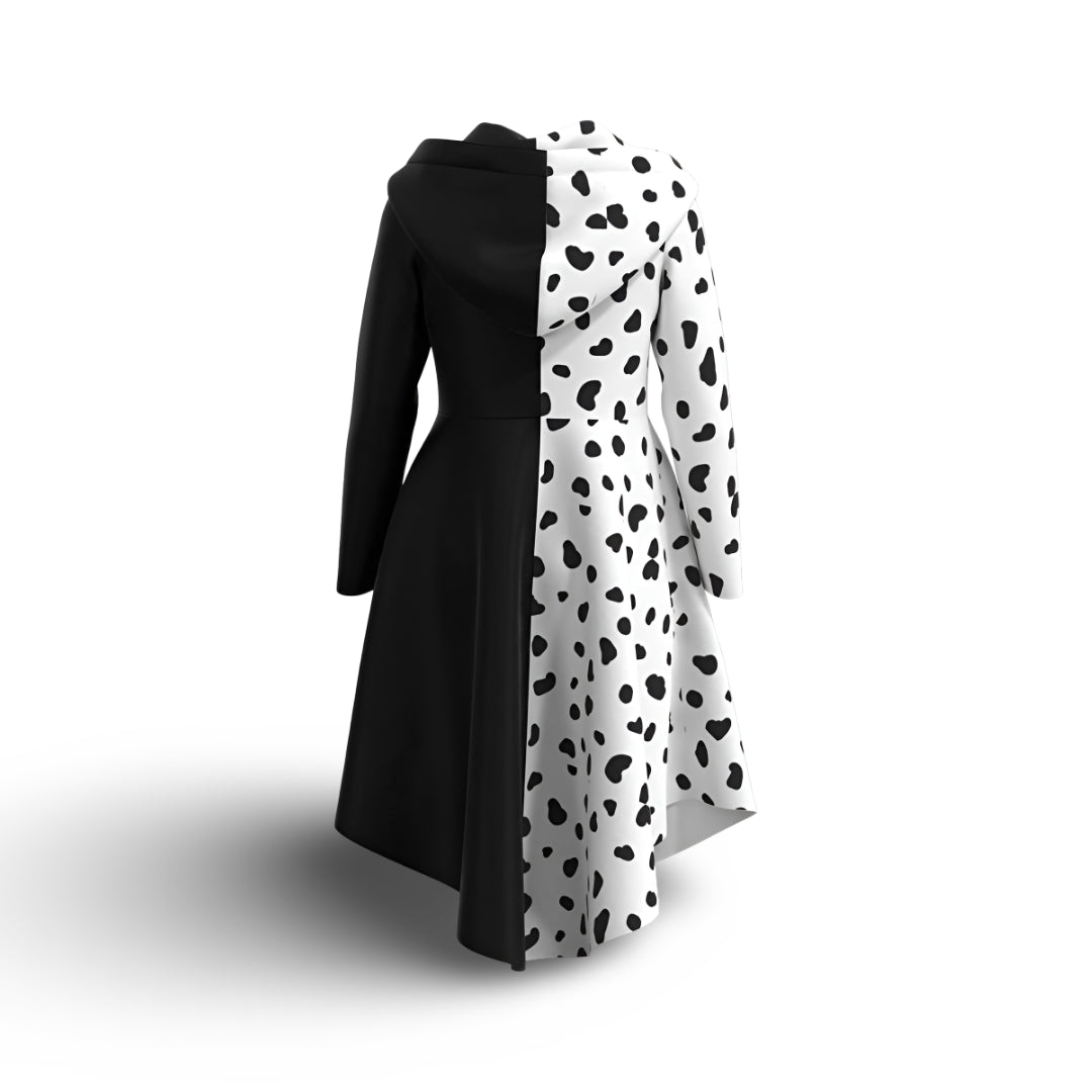 Halloween-Kostüm Spotted Kleid Cape Cosplay Outfit