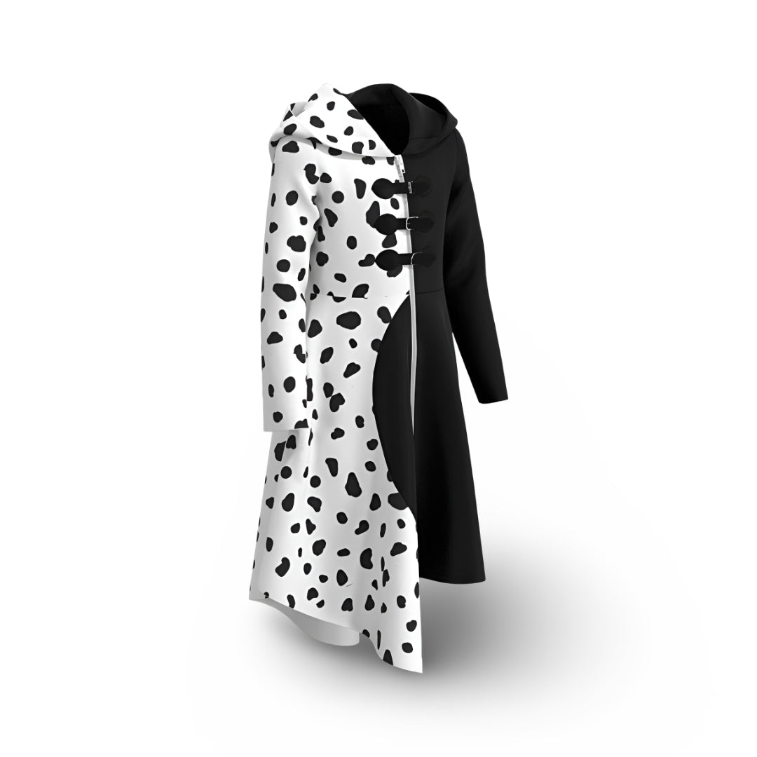 Halloween-Kostüm Spotted Kleid Cape Cosplay Outfit
