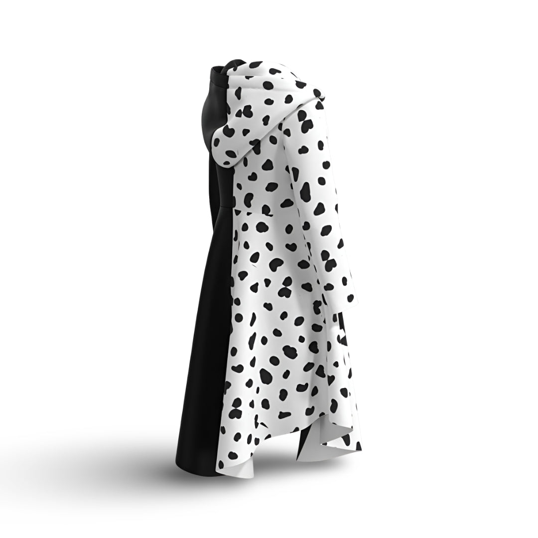 Halloween-Kostüm Spotted Kleid Cape Cosplay Outfit